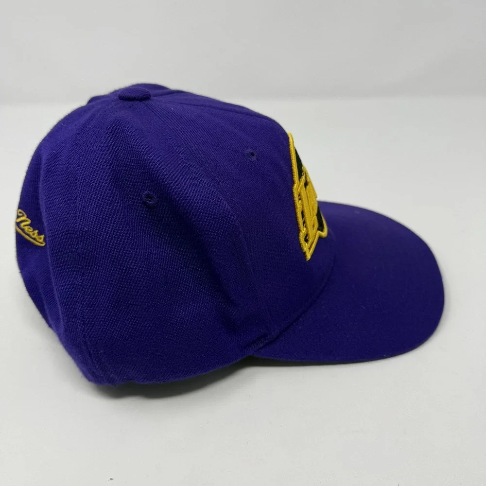 Los Angeles Lakers Hat Cap Snap Back Purple Gold NBA Basketball Embroidered